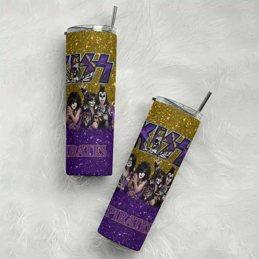 custom-east-carolina-pirates-kiss-band-gold-skinny-tumbler-top-rated.webp