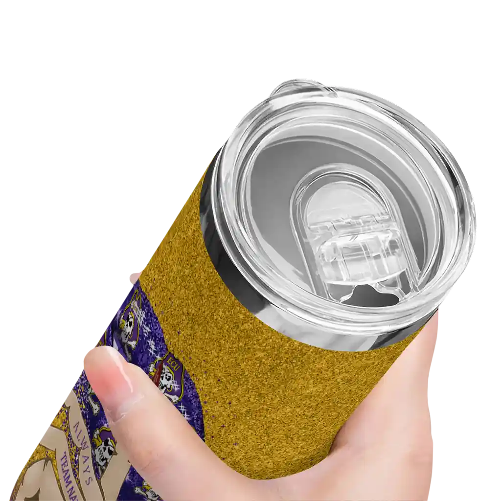 custom-east-carolina-pirates-sparkle-lips-purple-skinny-tumbler-high-quality.webp