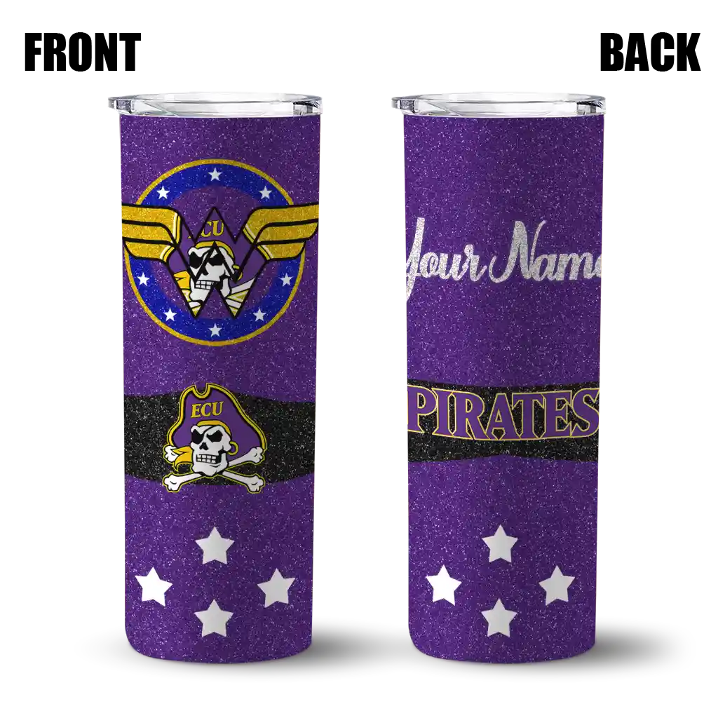 custom-east-carolina-pirates-star-cluster-purple-skinny-tumbler-fashion-forward.webp