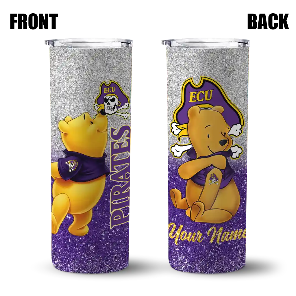 custom-east-carolina-pirates-winnie-the-pooh-purple-gray-skinny-tumbler-fashion-forward.webp
