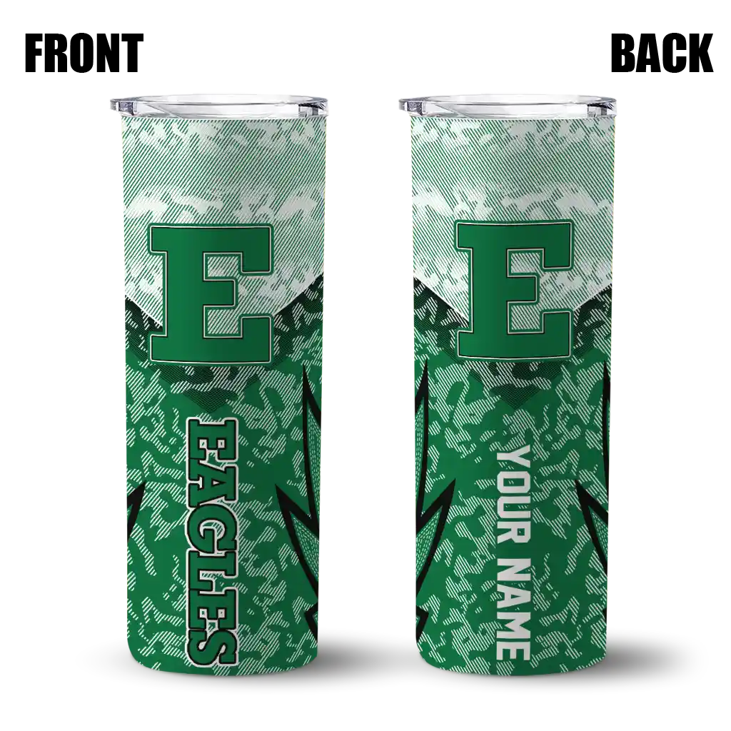 custom-eastern-michigan-eagles-spiral-burst-print-green-skinny-tumbler-fashion-forward.webp