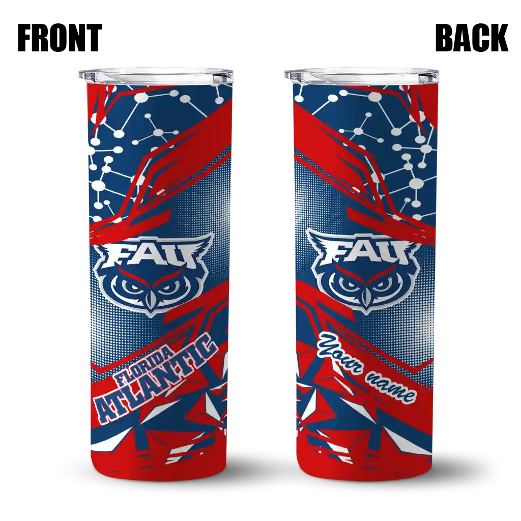 custom-florida-atlantic-owls-helmet-clash-blue-skinny-tumbler-fashion-forward-1.webp