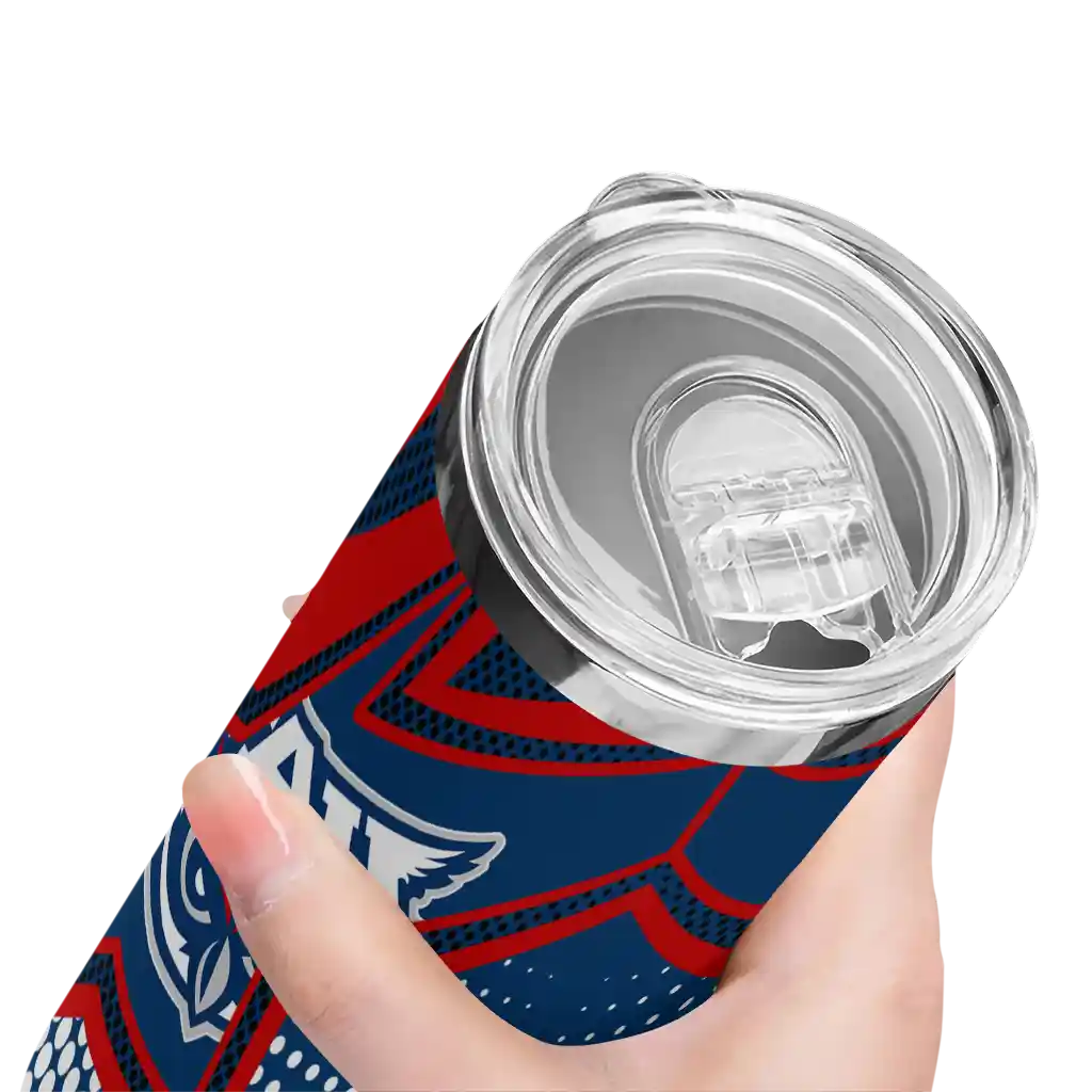 custom-florida-atlantic-owls-web-stripes-blue-white-skinny-tumbler-high-quality.webp
