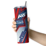 custom-florida-atlantic-owls-web-stripes-blue-white-skinny-tumbler-best-selling.webp