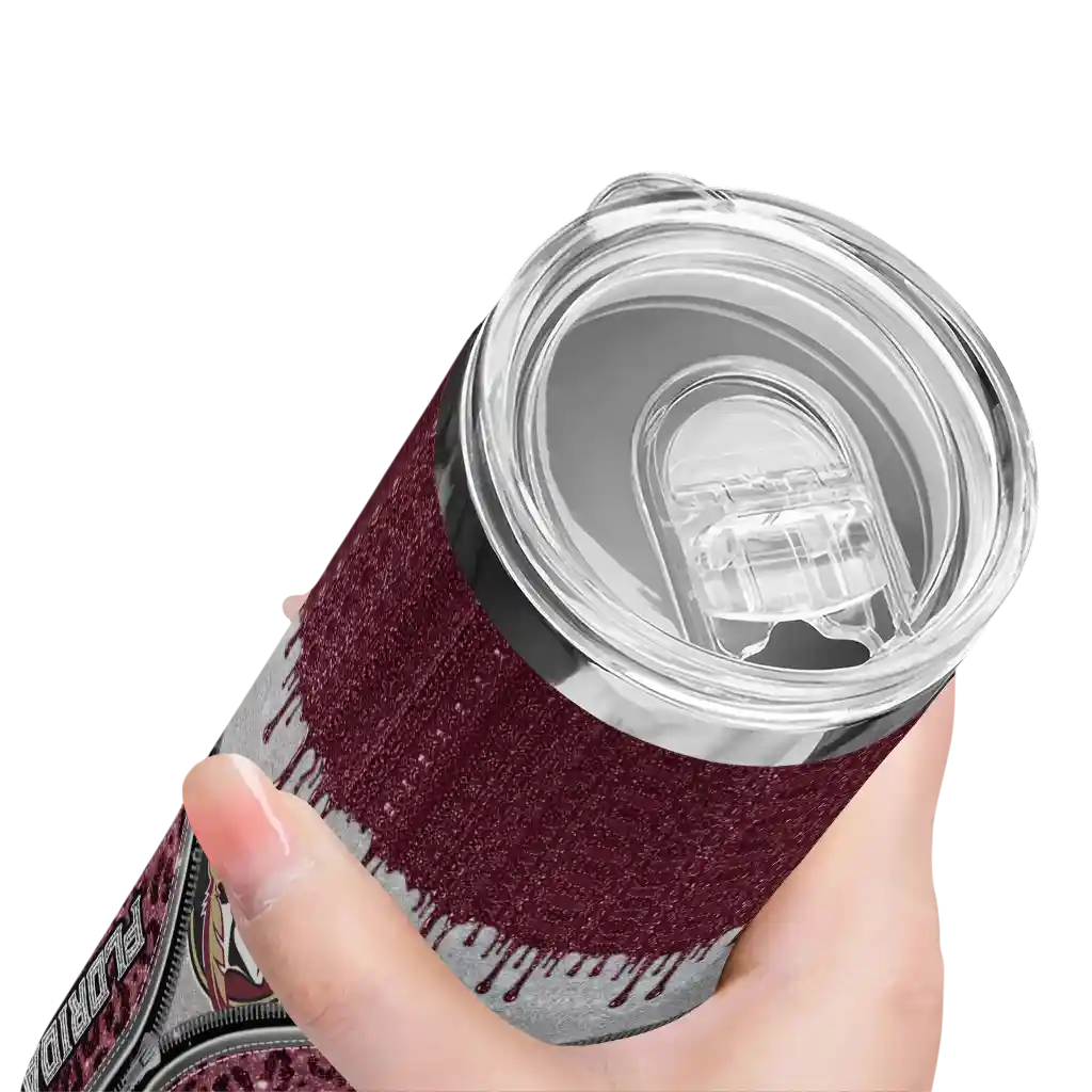 custom-florida-state-seminoles-sparkle-drip-garnet-skinny-tumbler-high-quality.webp