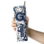 custom-georgetown-hoyas-claw-marks-blue-white-skinny-tumbler-best-selling.webp