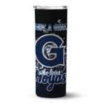 custom georgetown hoyas rose romance blue black skinny tumbler best selling 1.webp