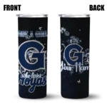 custom georgetown hoyas rose romance blue black skinny tumbler best selling 1.webp