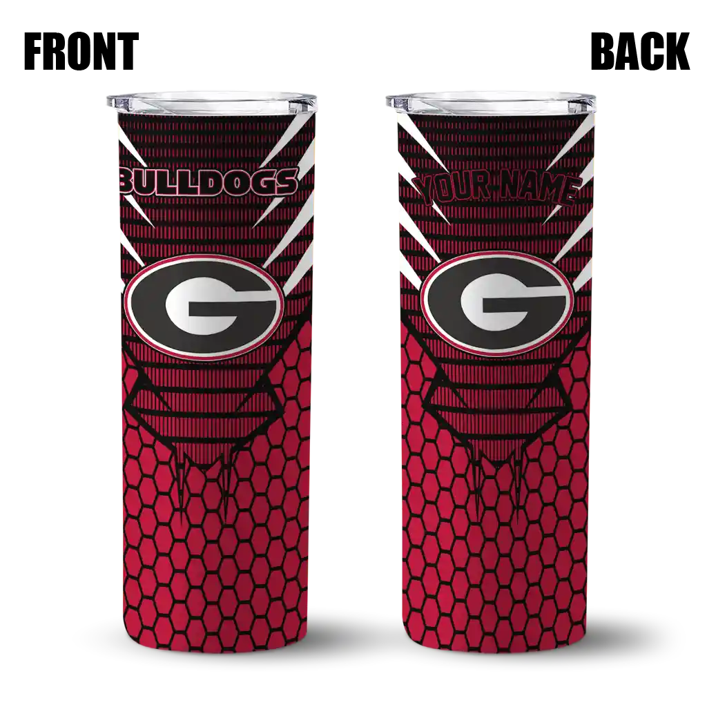 custom-georgia-bulldogs-chevron-stripes-red-skinny-tumbler-fashion-forward.webp