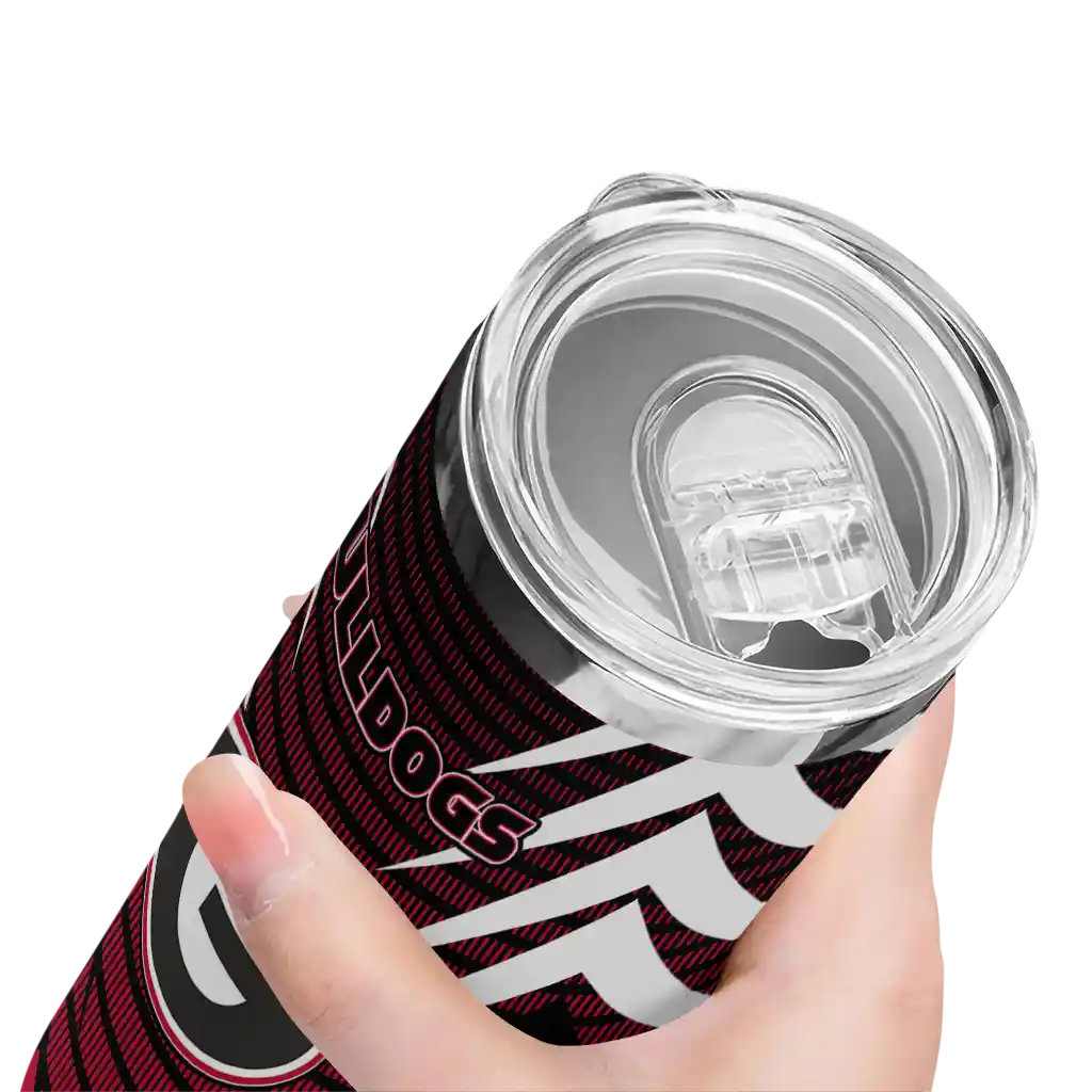 custom-georgia-bulldogs-chevron-stripes-red-skinny-tumbler-high-quality.webp