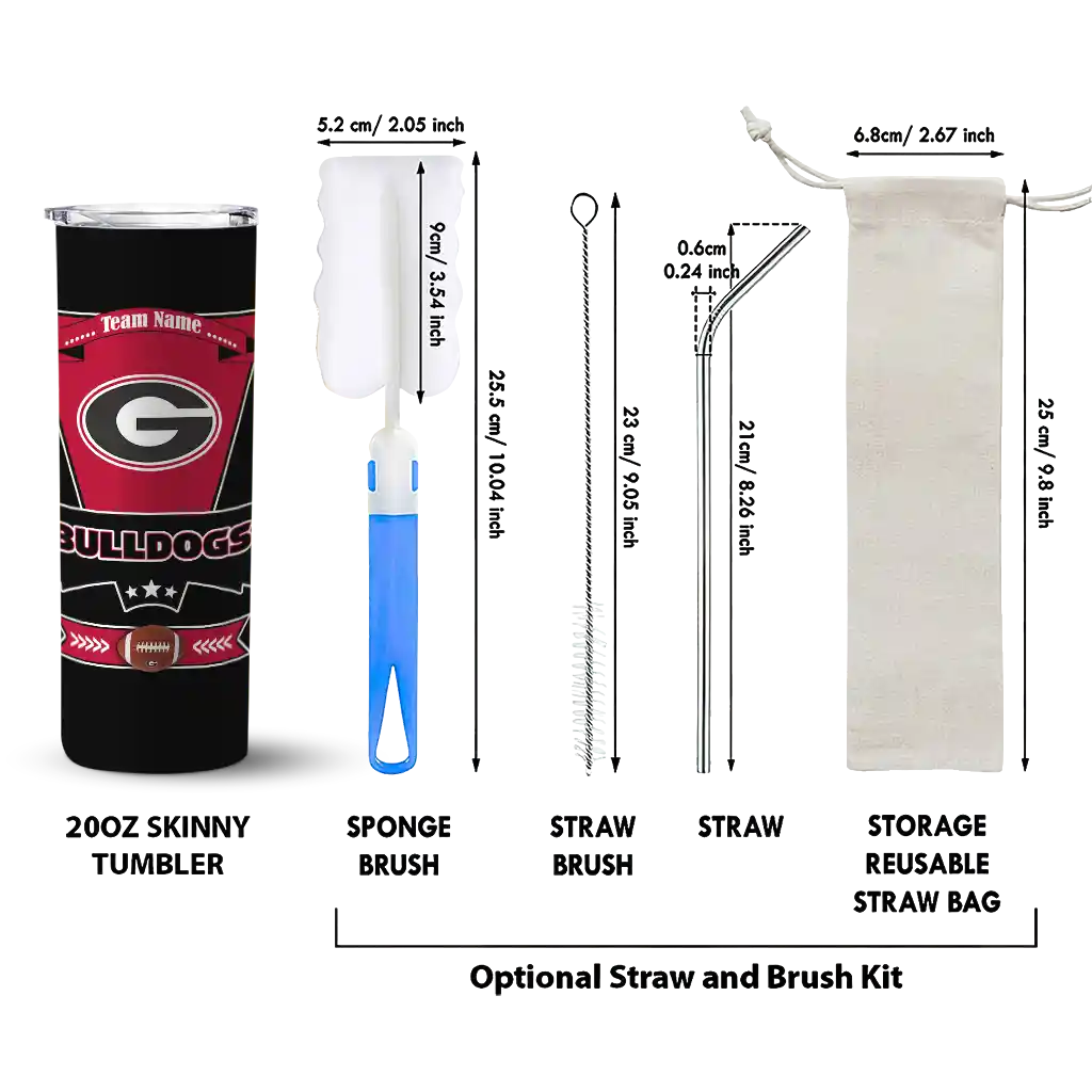 custom-georgia-bulldogs-helmet-belt-red-black-skinny-tumbler-new-arrival.webp