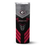 custom-georgia-bulldogs-hexagon-honeycomb-red-black-skinny-tumbler-best-selling.webp
