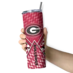 custom-georgia-bulldogs-monogram-burst-red-white-skinny-tumbler-best-selling.webp