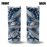 custom-georgia-southern-eagles-helmet-clash-blue-skinny-tumbler-best-selling.webp