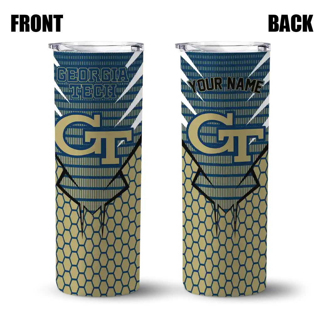custom-georgia-tech-yellow-jackets-chevron-stripes-gold-skinny-tumbler-fashion-forward.webp