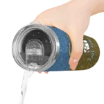 custom georgia tech yellow jackets snoopy attitude gold skinny tumbler best selling 1 1 6.webp