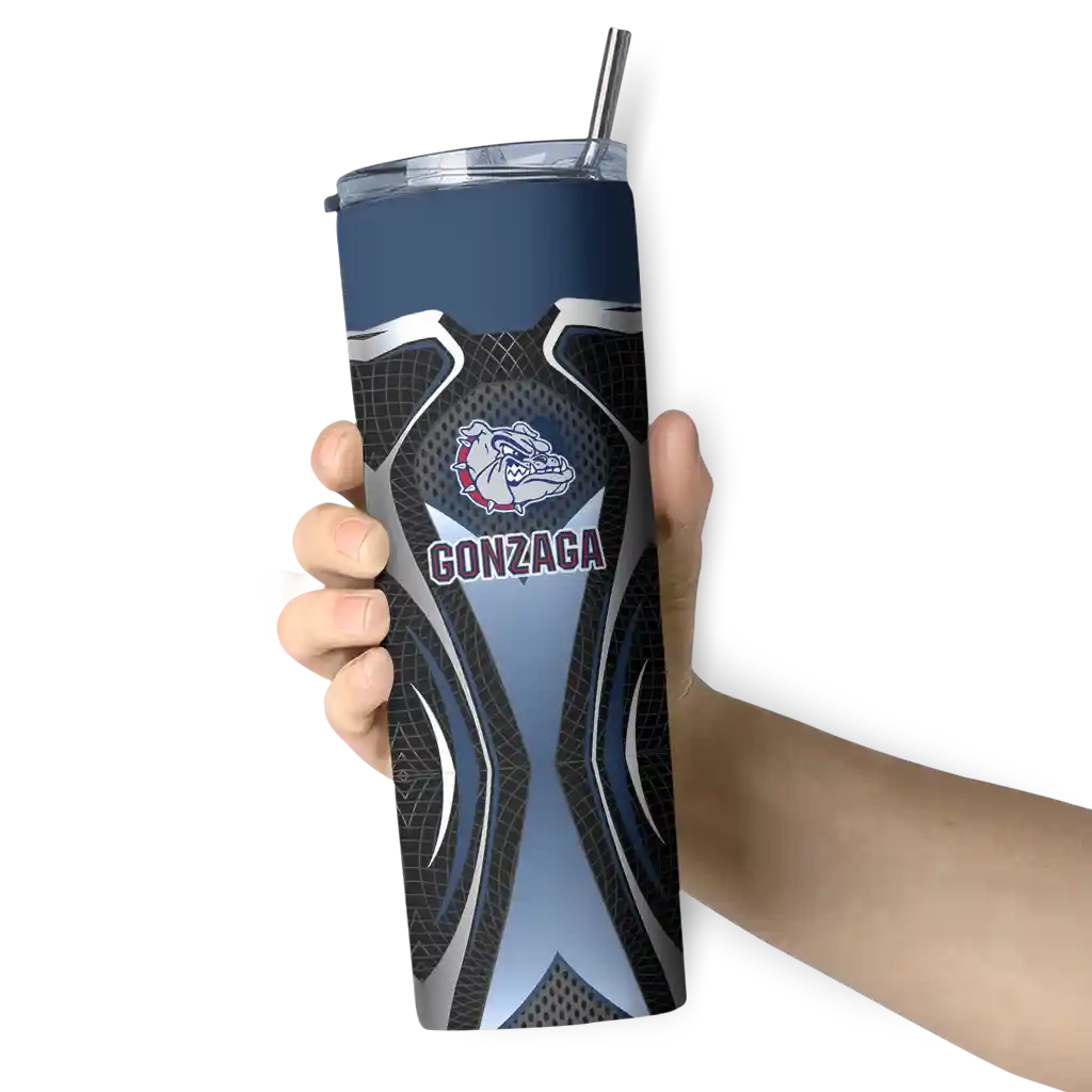 custom-gonzaga-bulldogs-superman-emblem-blue-black-skinny-tumbler-premium-grade.webp