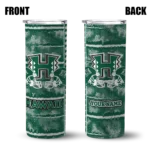 custom-hawaii-rainbow-warriors-chevron-patch-green-skinny-tumbler-best-selling.webp