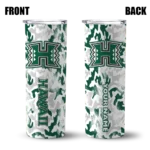 custom-hawaii-rainbow-warriors-claw-marks-green-white-skinny-tumbler-best-selling-1.webp