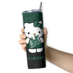custom-hawaii-rainbow-warriors-hello-kitty-green-black-skinny-tumbler-best-selling-2.webp