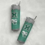 custom-hawaii-rainbow-warriors-pixel-fade-green-skinny-tumbler-best-selling-2.webp