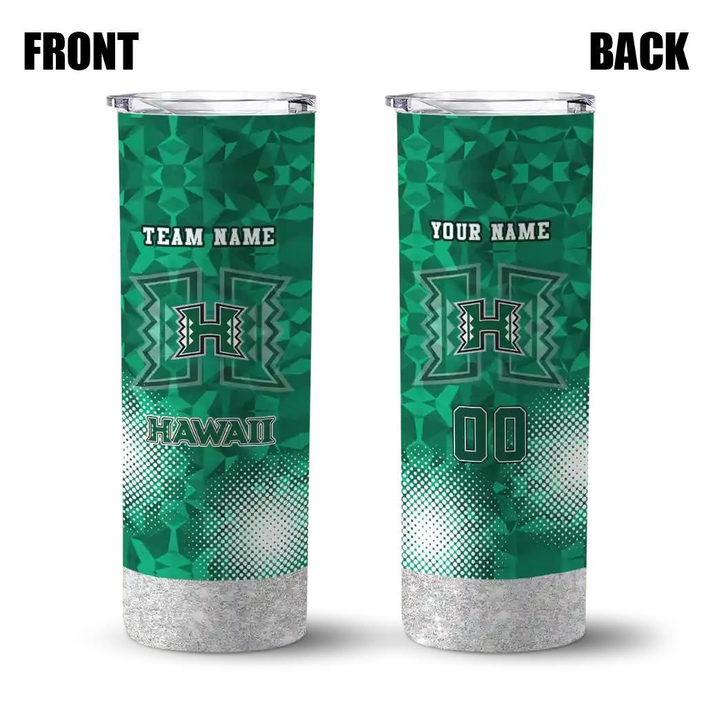 custom-hawaii-rainbow-warriors-starburst-tiles-green-skinny-tumbler-fashion-forward.webp