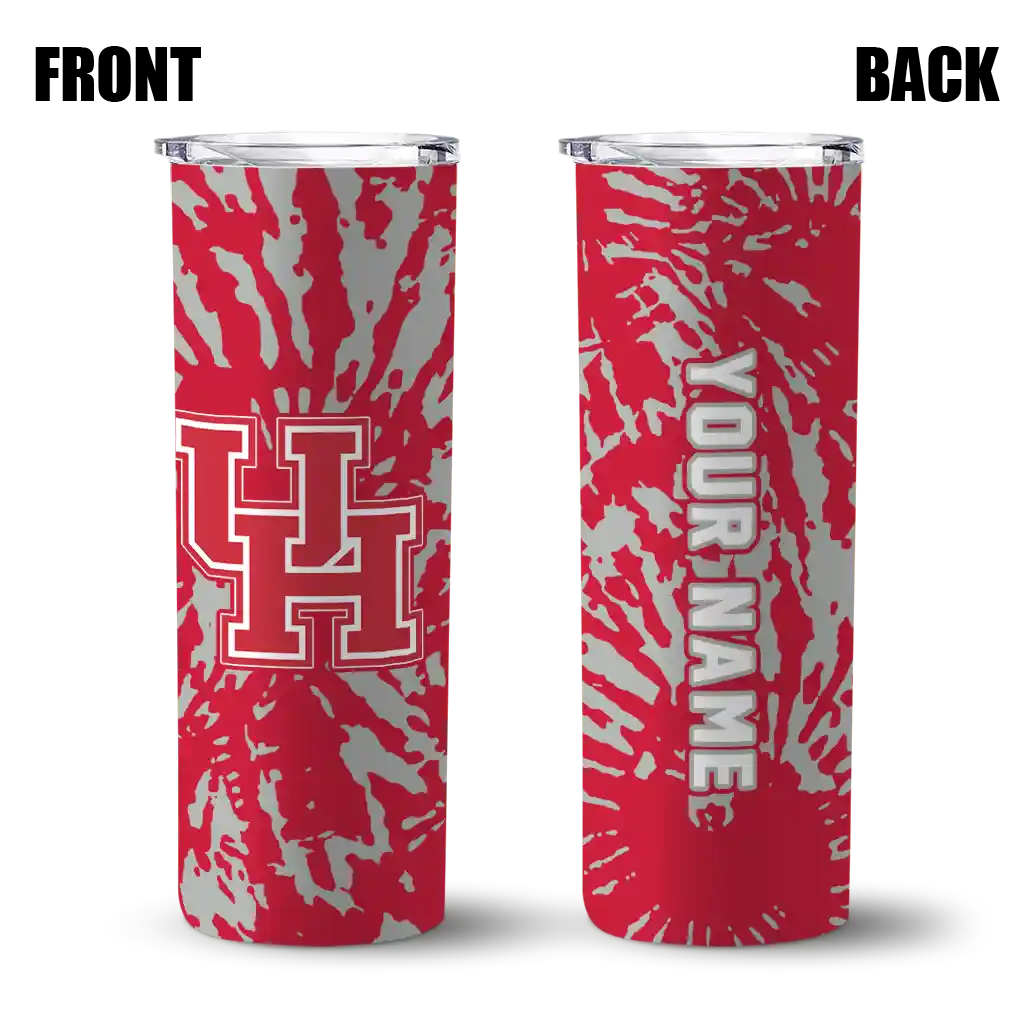 custom-houston-cougars-metallic-grid-red-skinny-tumbler-fashion-forward.webp