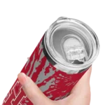 custom-houston-cougars-metallic-grid-red-skinny-tumbler-best-selling.webp