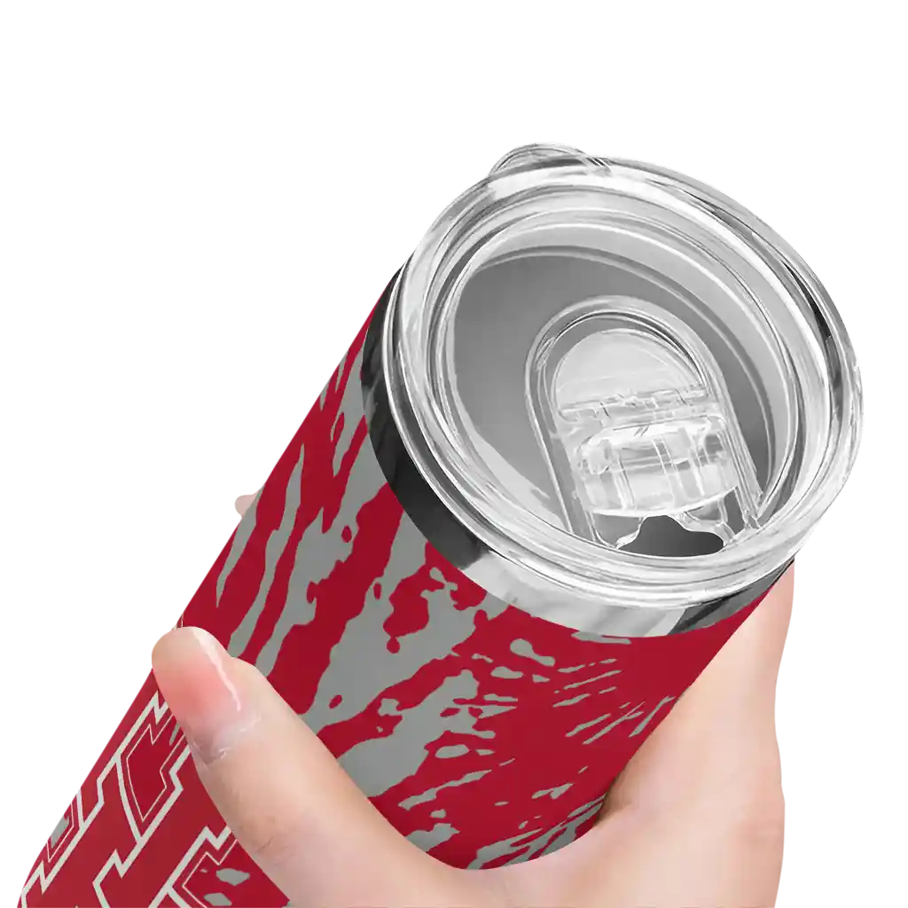 custom-houston-cougars-metallic-grid-red-skinny-tumbler-high-quality.webp