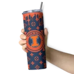 custom-illinois-fighting-illini-camo-streak-blue-skinny-tumbler-best-selling.webp
