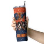 custom-illinois-fighting-illini-kiss-band-orange-skinny-tumbler-best-selling.webp