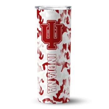 Indiana Hoosiers Tumber - Custom Claw Marks Skinny Red White