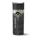 custom-iowa-hawkeyes-sparkle-drip-black-skinny-tumbler-best-selling.webp