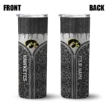 custom-iowa-hawkeyes-sparkle-drip-black-skinny-tumbler-best-selling.webp