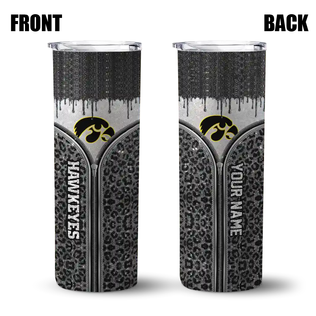 custom-iowa-hawkeyes-sparkle-drip-black-skinny-tumbler-fashion-forward.webp