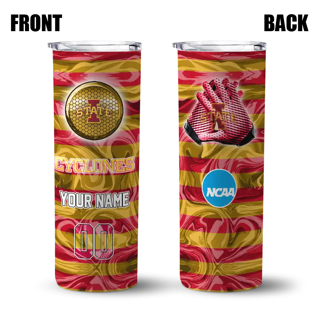 custom-iowa-state-cyclones-patterned-waves-red-skinny-tumbler-fashion-forward.webp
