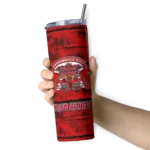 custom-jacksonville-state-gamecocks-chevron-patch-red-skinny-tumbler-best-selling.webp