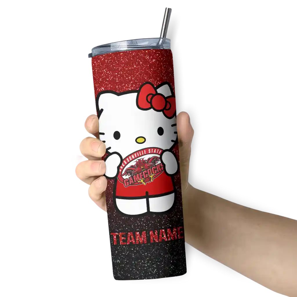custom-jacksonville-state-gamecocks-hello-kitty-red-black-skinny-tumbler-premium-grade.webp