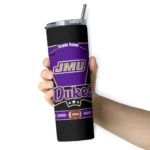 custom james madison dukes helmet belt purple black skinny tumbler best selling 1 1.webp