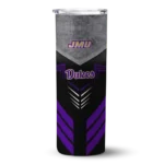 custom-james-madison-dukes-hexagon-honeycomb-purple-black-skinny-tumbler-best-selling.webp
