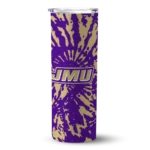 custom-james-madison-dukes-metallic-grid-purple-skinny-tumbler-best-selling.webp