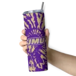 custom-james-madison-dukes-metallic-grid-purple-skinny-tumbler-best-selling.webp