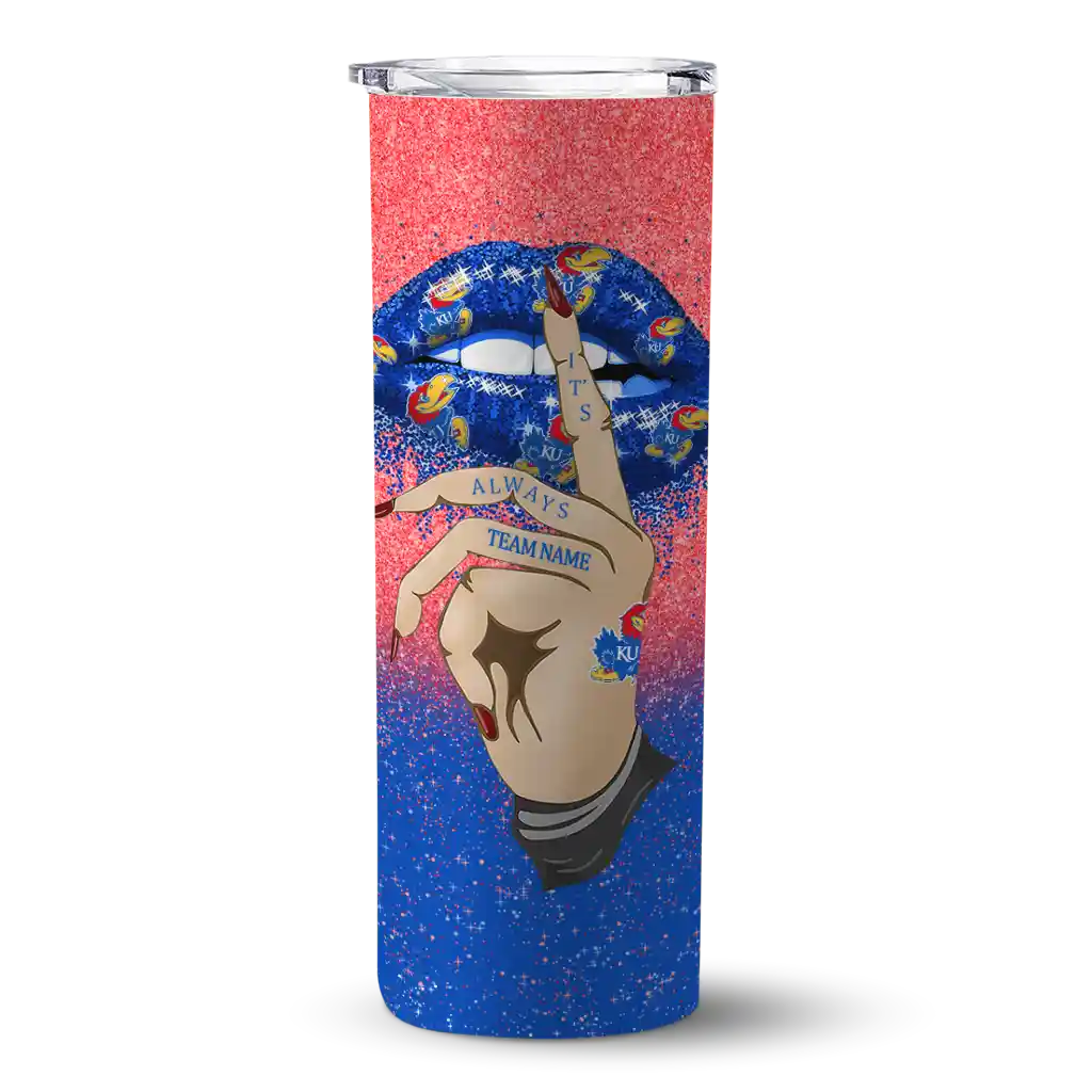 custom-kansas-jayhawks-sparkle-lips-blue-skinny-tumbler-best-selling-2.webp custom kansas jayhawks sparkle lips blue skinny tumbler best selling 2