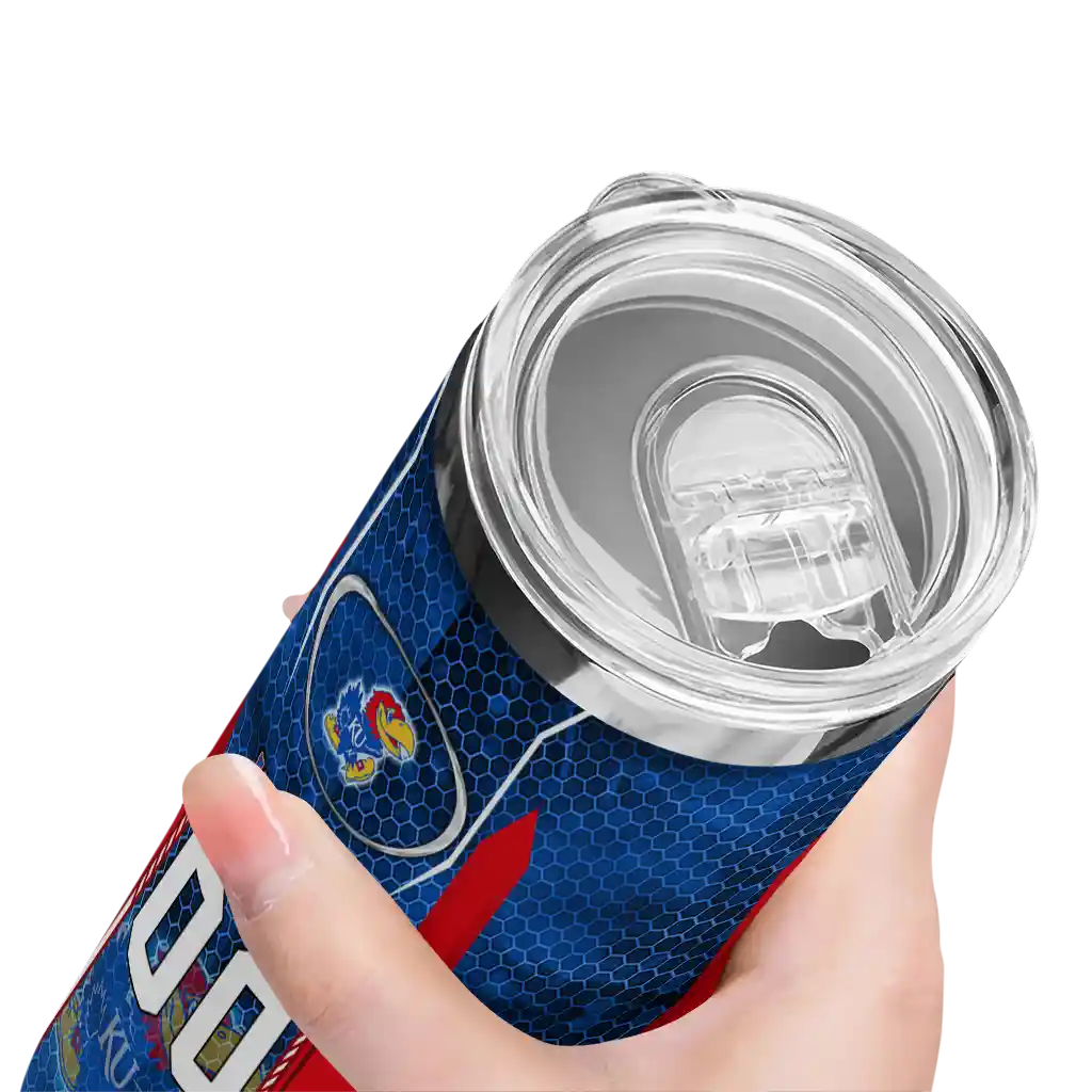 custom-kansas-jayhawks-stacked-diamond-blue-skinny-tumbler-high-quality.webp