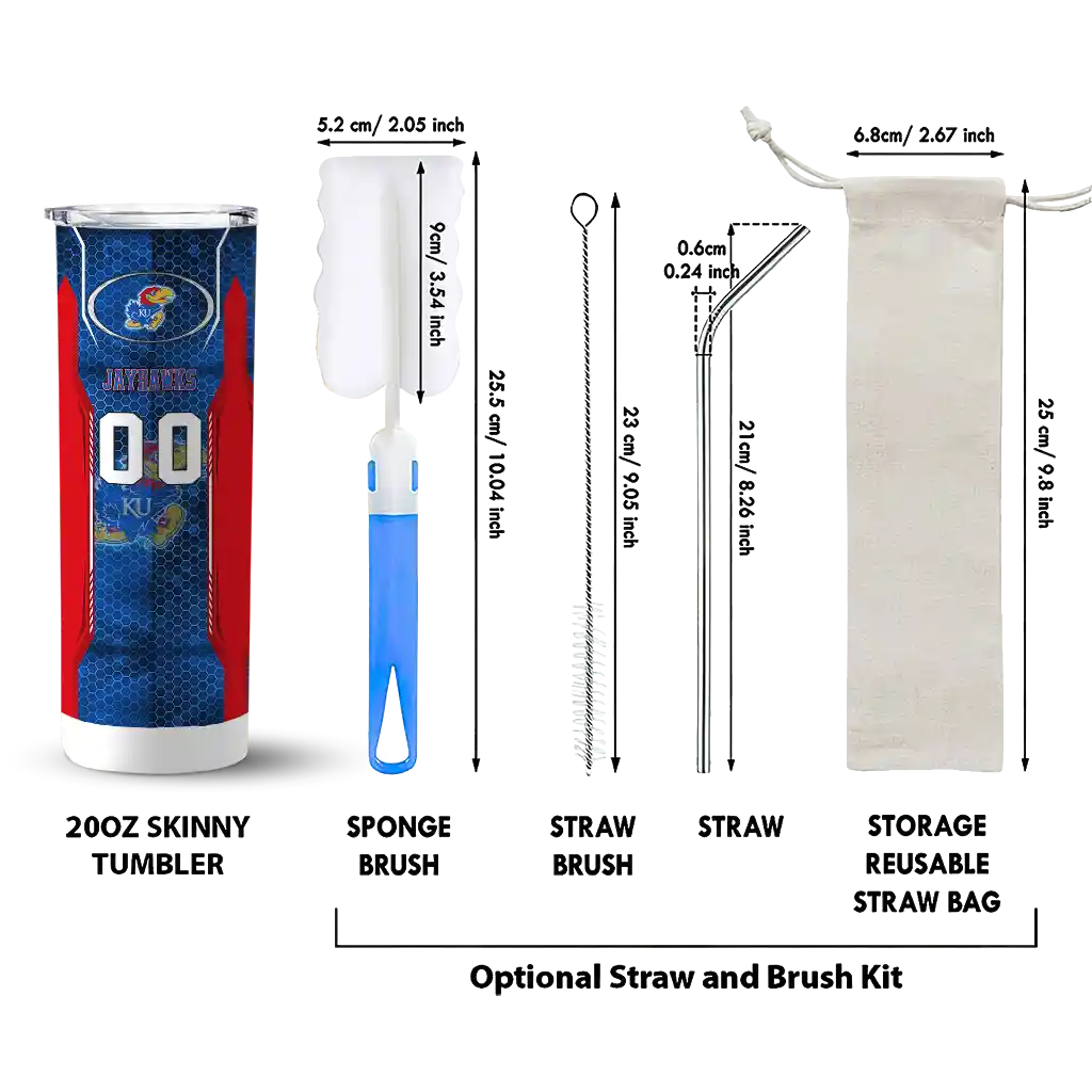 custom-kansas-jayhawks-stacked-diamond-blue-skinny-tumbler-new-arrival.webp