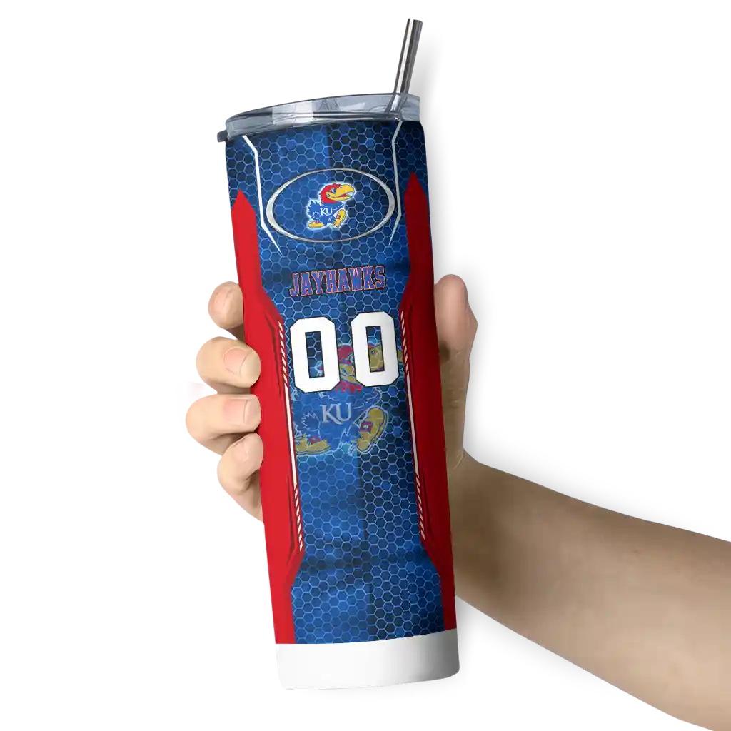 custom-kansas-jayhawks-stacked-diamond-blue-skinny-tumbler-premium-grade-1.webp
