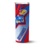 custom-kansas-jayhawks-web-stripes-blue-white-skinny-tumbler-best-selling.webp