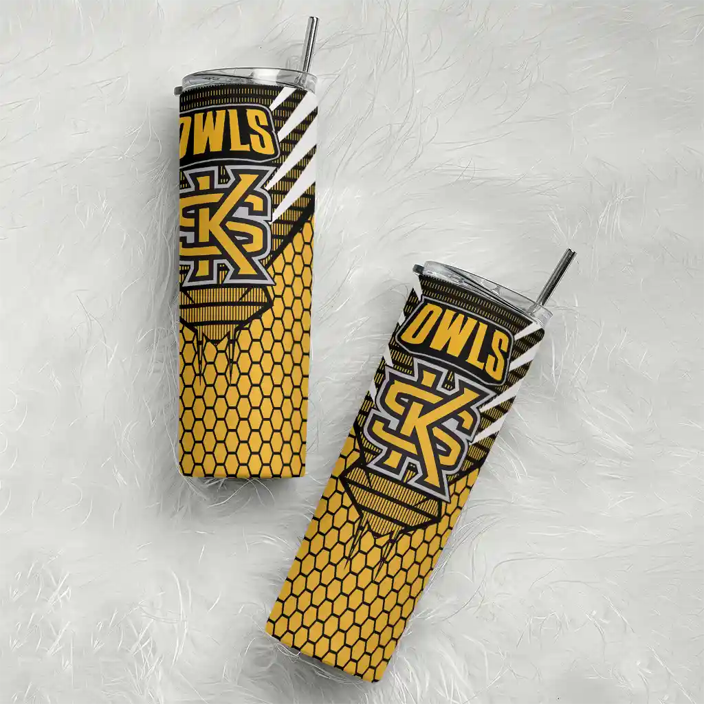 custom-kennesaw-state-owls-chevron-stripes-gold-skinny-tumbler-top-rated.webp