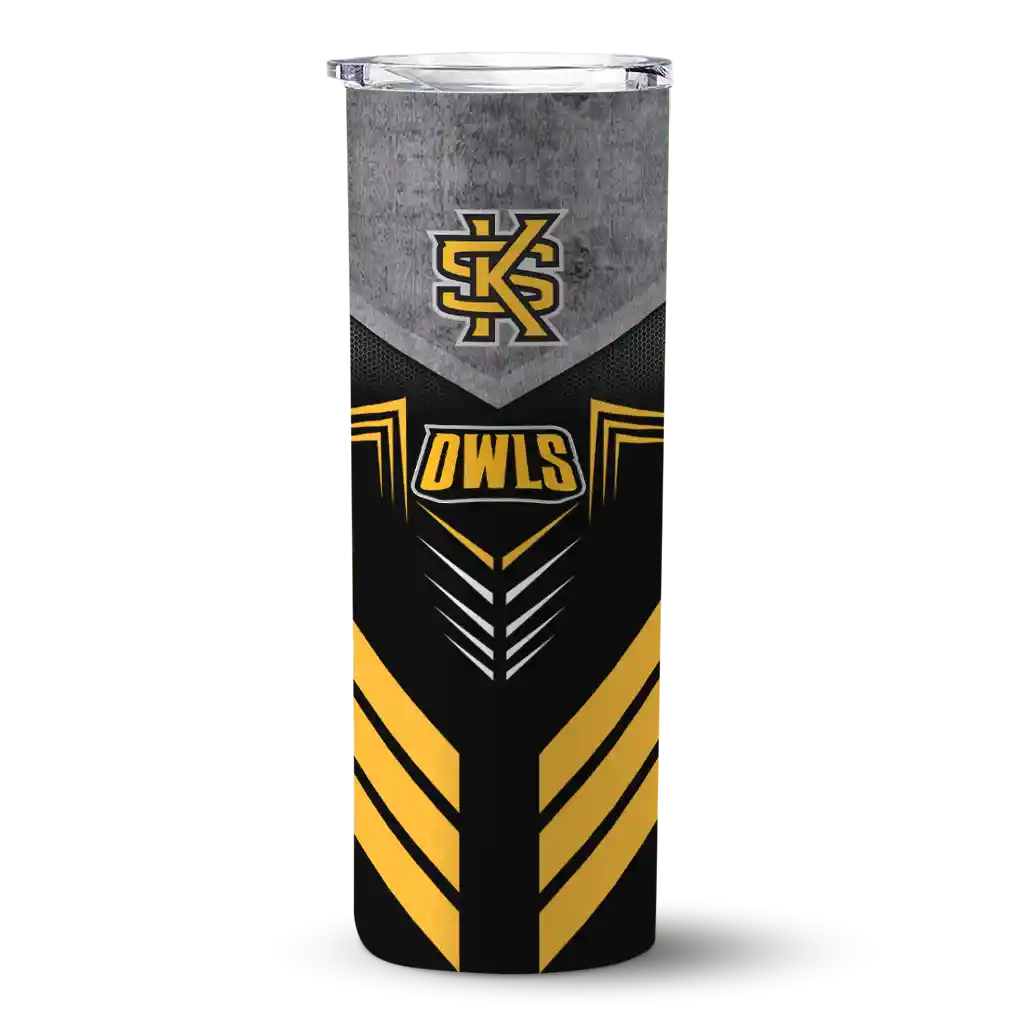 custom-kennesaw-state-owls-hexagon-honeycomb-gold-black-skinny-tumbler-best-selling.webp custom kennesaw state owls hexagon honeycomb gold black skinny tumbler best selling