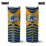 custom-kent-state-golden-flashes-camo-texture-navy-blue-skinny-tumbler-best-selling.webp